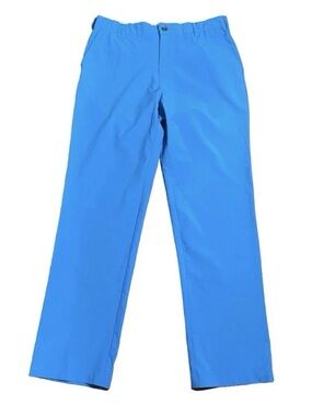 Mens Short Par 4 Golf Pants Casual Stretch Lightweight 34 X 32 Blue